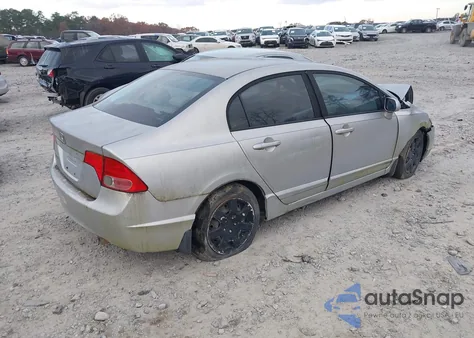 2008 Honda Civic Lx из США, поврежденный, VIN 1HGFA16568L073272